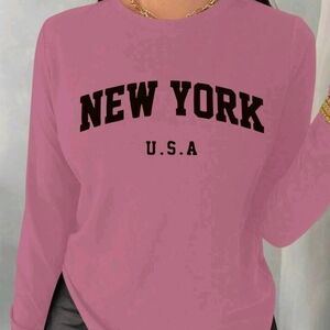 Pink top Long Slevees